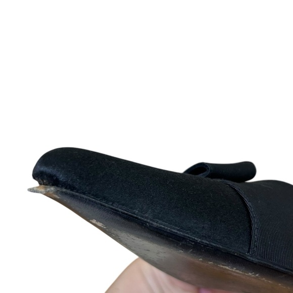 Giuseppe Zanotti, Size 39 (9 US), Black - Vintage Mule Pumps, Silver Rhinestone - Picture 10 of 15